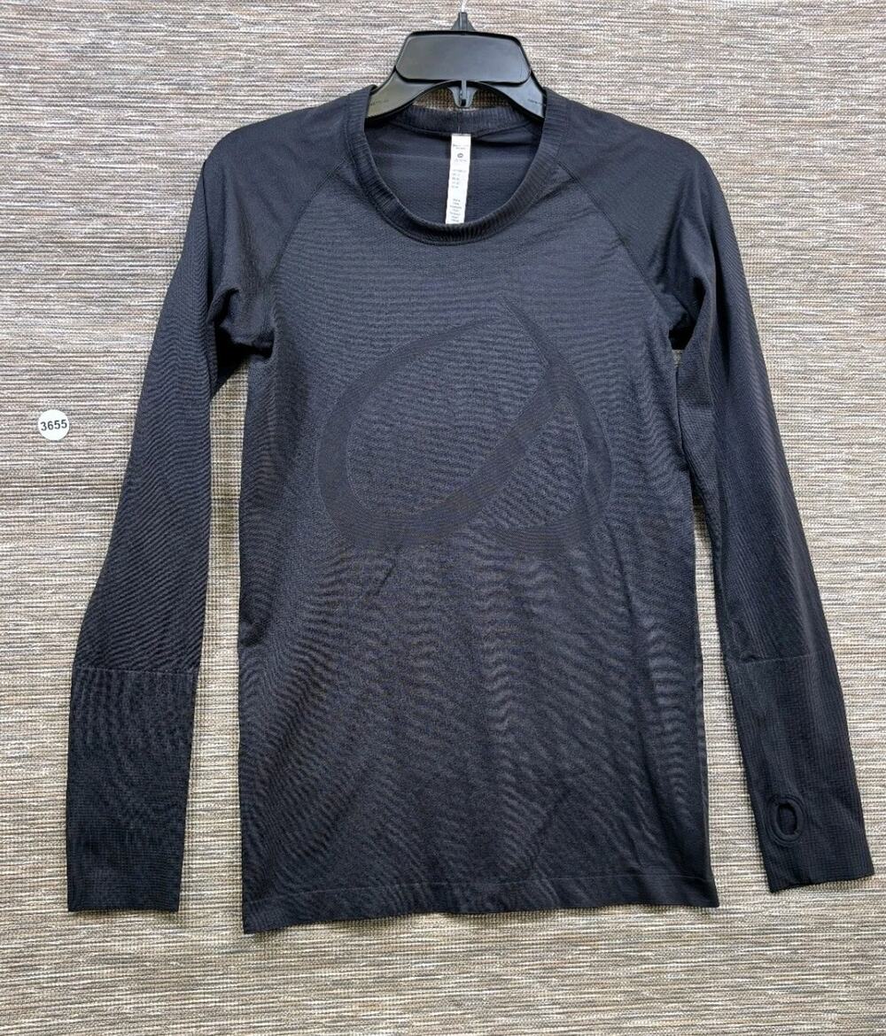 CRZ Yoga Long Sleeve Shirt Size M Black Athletic Compression
